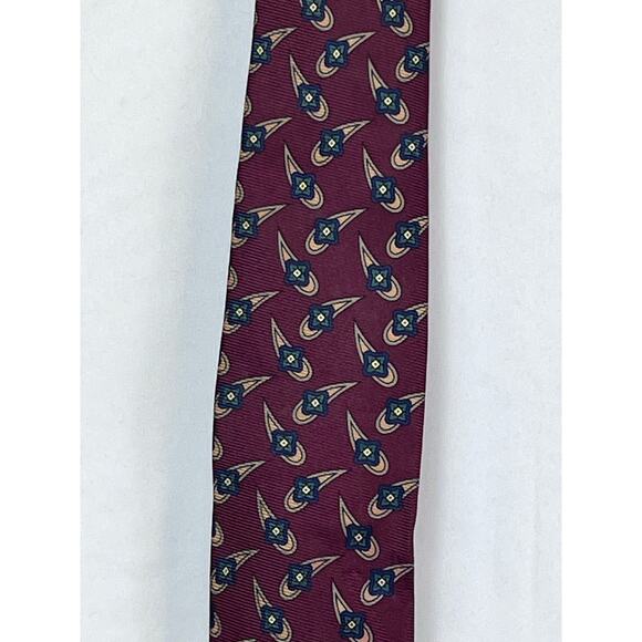 Polo by Ralph Lauren Men's Maroon Necktie 57 Inches by 3.5 Inches - Picture 4 of 9